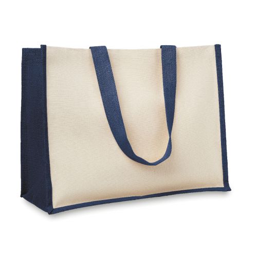 CAMPO DE FIORI - Jute/canvas shopper 