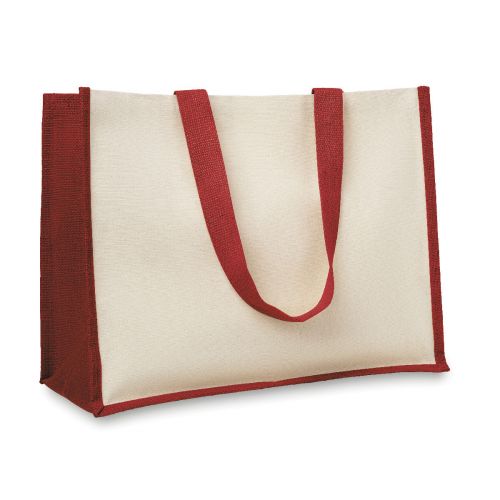 CAMPO DE FIORI - Jute/canvas shopper 