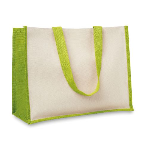 CAMPO DE FIORI - Jute/canvas shopper 