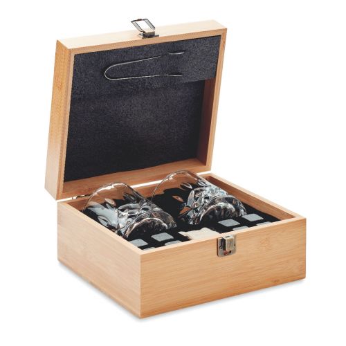 INVERNESS - Whisky set in bambus box
