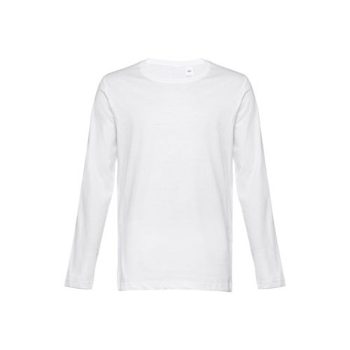 THC BUCHAREST WH - Langärmeliges T-Shirt aus Baumwolle für Herren