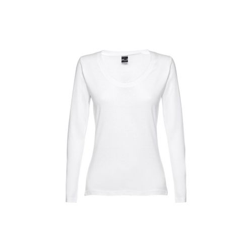 THC BUCHAREST WOMEN WH - Langärmeliges tailliertes T-Shirt für Frauen