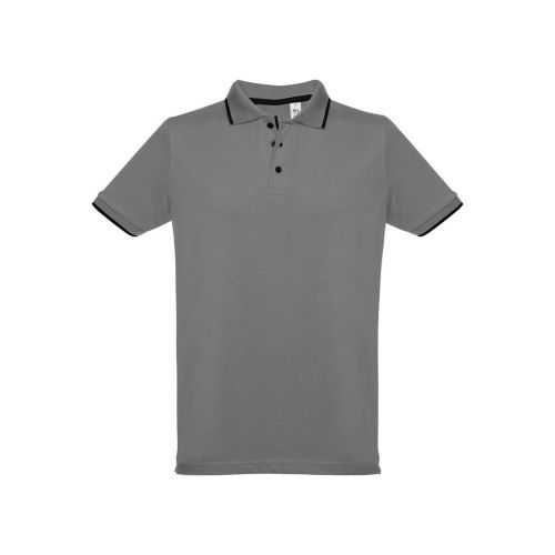 THC ROME - Zweifarbiges Baumwoll-Poloshirt für Herren