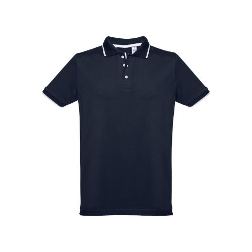 THC ROME - Zweifarbiges Baumwoll-Poloshirt für Herren