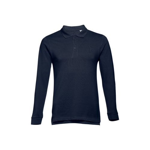 THC BERN - Langarm-Poloshirt für Herren aus kardierter Baumwolle