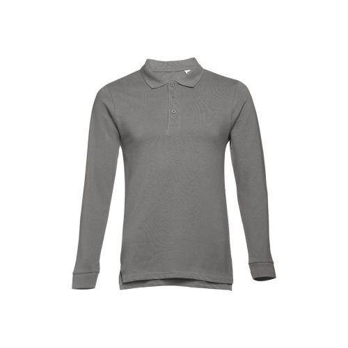 THC BERN - Langarm-Poloshirt für Herren aus kardierter Baumwolle