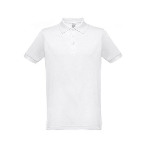 THC BERLIN WH - Kurzärmeliges Herren-Poloshirt. Farbe Weiß