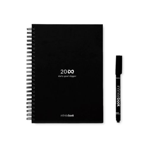 STARTER KIT INFINITE PLANNER A5 - Set bestehend aus einem Infinity Tagebuch, Reinigungsset, Marker und Markerhalter