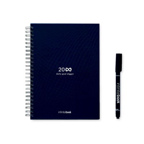 STARTER KIT INFINITE PLANNER A5 - Set bestehend aus einem Infinity Tagebuch, Reinigungsset, Marker und Markerhalter
