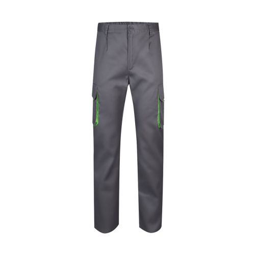 VL HYPNOS - Zweifarbige Twill-Hose mit mehreren Taschen (200 g/m²), aus Baumwolle (35 %) und Polyester (65 %)