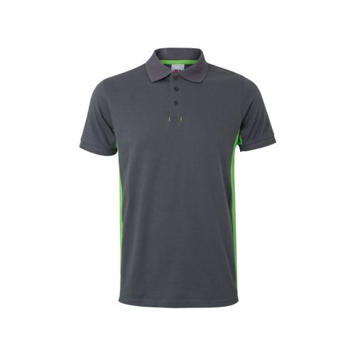 VL SUPAY - Zweifarbiges Piqué-Poloshirt (180 g/m²), kurzärmelig, aus Baumwolle (60%) und Polyester (40%)