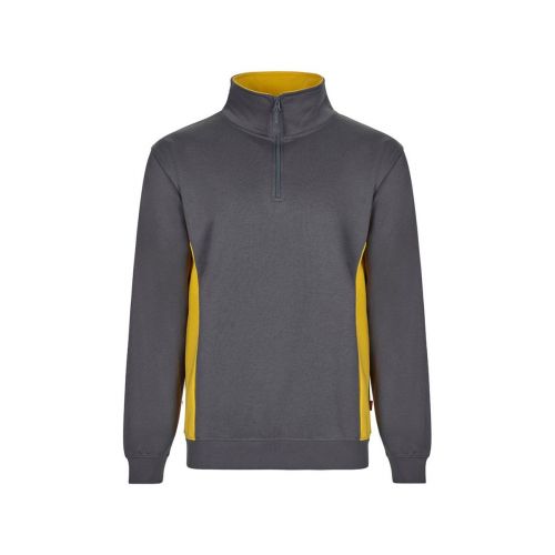 VL SVAROG - Zweifarbiges Frottee-Sweatshirt (260 g/m²), aus Polyester (65 %) und Baumwolle (35 %)