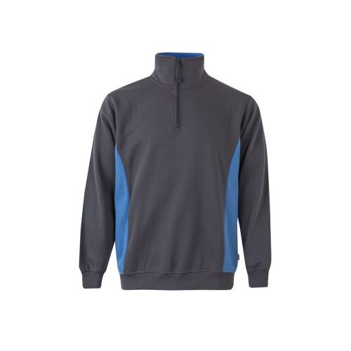 VL SVAROG - Zweifarbiges Frottee-Sweatshirt (260 g/m²), aus Polyester (65 %) und Baumwolle (35 %)