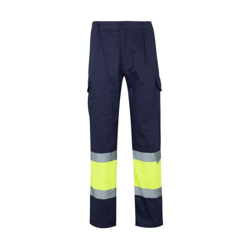 VL ATHENA - Zweifarbige Hose aus Twill (210 g/m²), gefüttert, mit mehreren Taschen, aus Baumwolle (20%) und Polyester (80%)
