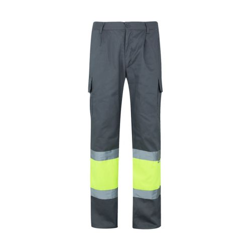 VL ATHENA - Zweifarbige Hose aus Twill (210 g/m²), gefüttert, mit mehreren Taschen, aus Baumwolle (20%) und Polyester (80%)