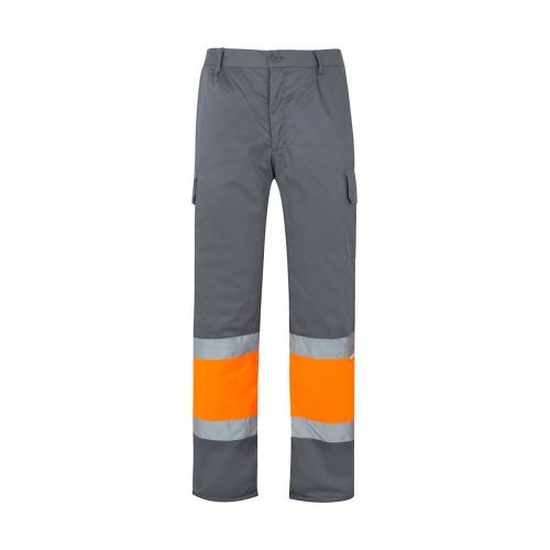 VL ATHENA - Zweifarbige Hose aus Twill (210 g/m²), gefüttert, mit mehreren Taschen, aus Baumwolle (20%) und Polyester (80%)