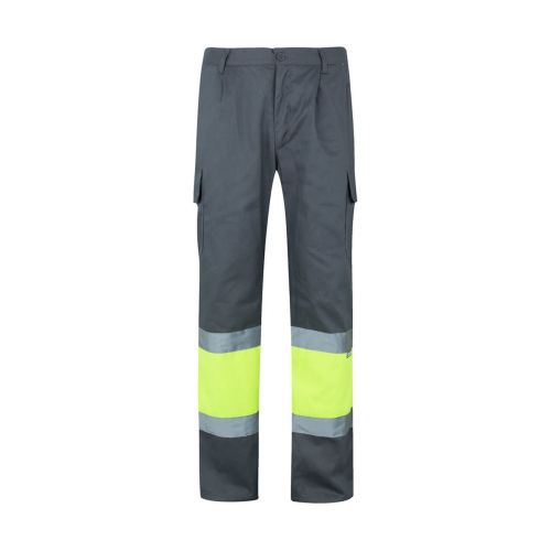 VL POSEIDON LARGE - Zweifarbige Twill-Hose mit mehreren Taschen (210 g/m²), aus Baumwolle (20%) und Polyester (80%)
