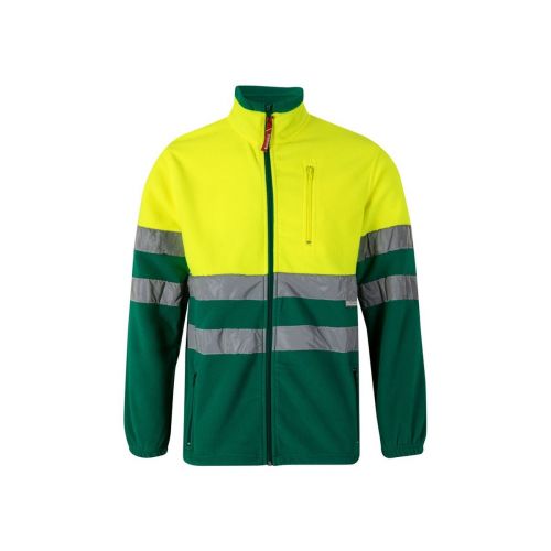 VL EROS LARGE - Zweifarbige Fleecejacke (280g/m²), aus Polyester (100%)