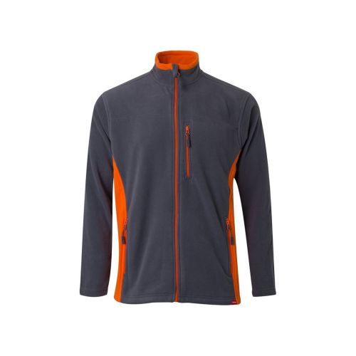 VL GERAS - Zweifarbige Fleecejacke (220g/m²) aus Polyester (100%)