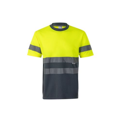 VL BRAHMA LARGE - Zweifarbiges technisches T-Shirt mit Bird-Eye-Design (140 g/m²), aus Polyester (100%)