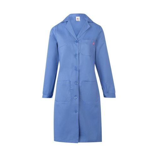 VL RAMA - Langärmeliger Kittel (175 g/m²), aus Baumwollköper (35 %) und Polyester (65 %)