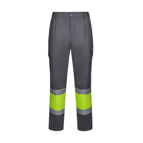 VL ARTEMIS - Zweifarbige Hose aus Twill (190g/m²), Baumwolle (20%) und Polyester (80%)