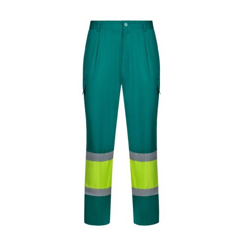 VL ARTEMIS - Zweifarbige Hose aus Twill (190g/m²), Baumwolle (20%) und Polyester (80%)
