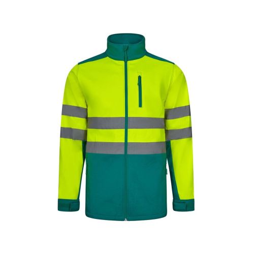 VL HESTIA - Zweifarbige Softshell-Jacke (280 g/m²) aus Polyester (96 %) und Elastan (4 %)