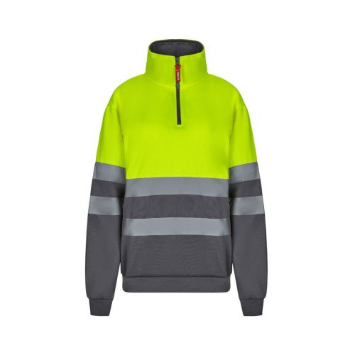 VL THOR LARGE - Zweifarbiges Sweatshirt (300g/m²) aus Polyester-Fleece (100%)