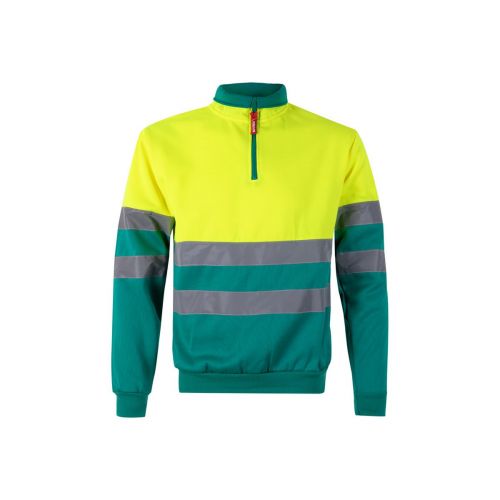 VL THOR LARGE - Zweifarbiges Sweatshirt (300g/m²) aus Polyester-Fleece (100%)