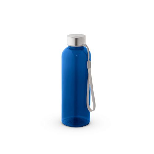 ENDERS M - Trinkflasche (600ml) aus recyceltem PET (100% rPET) mit glänzender transluzenter Oberfläche