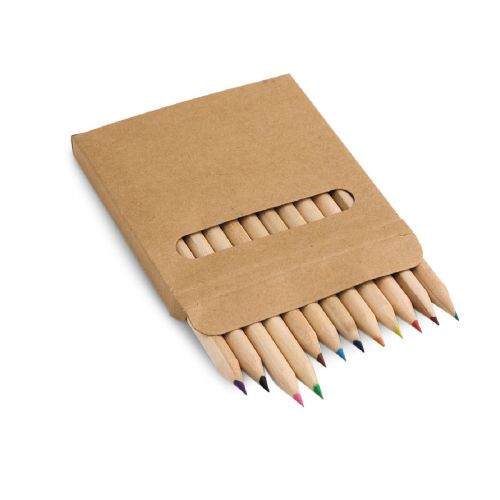 COLOURED - Buntstift Schachtel mit 12 Buntstiften