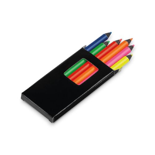 MEMLING - Bleistiftbox mit 6 Buntstiften