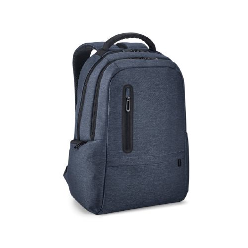 RE-BOSTON - Wasserabweisender 2Tone-Laptop-Rucksack aus recyceltem Nylon mit 210D-Fach