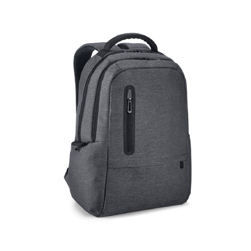 RE-BOSTON - Wasserabweisender 2Tone-Laptop-Rucksack aus recyceltem Nylon mit 210D-Fach
