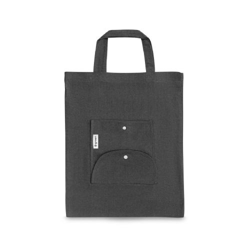SIENA - Faltbare Tasche aus Baumwolle (50%), receycelte Baumwolle (30%) und Polyester (20% rPET) (140 g/m²)