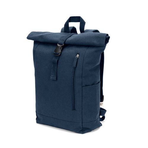 SAINT - Roll-Top-Rucksack aus recyceltem Baumwolle und recyceltem Polyester (380 g/m²)