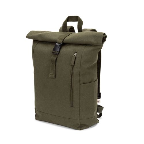 SAINT - Roll-Top-Rucksack aus recyceltem Baumwolle und recyceltem Polyester (380 g/m²)
