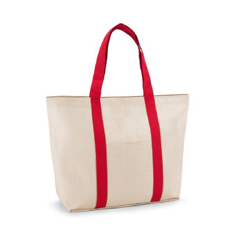 VILLE - Tragetasche aus 100% Canvas-Baumwolle mit einer Innentasche (280 g/m²)