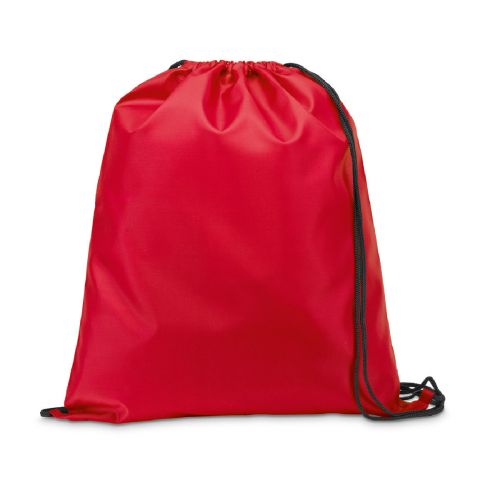 CARNABY - 210D Rucksacktasche mit schwarzen Zugbändern