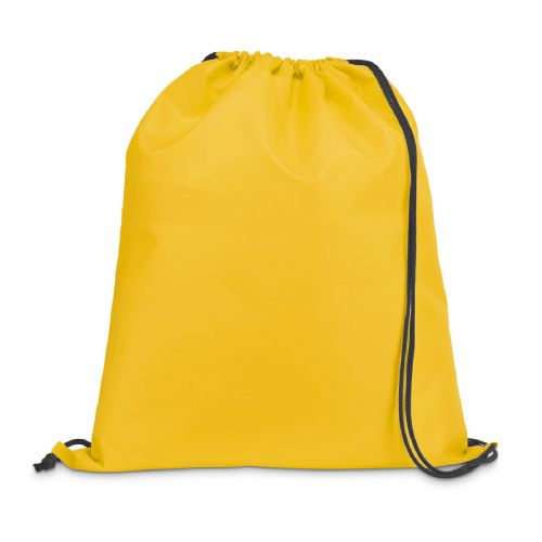 CARNABY - 210D Rucksacktasche mit schwarzen Zugbändern
