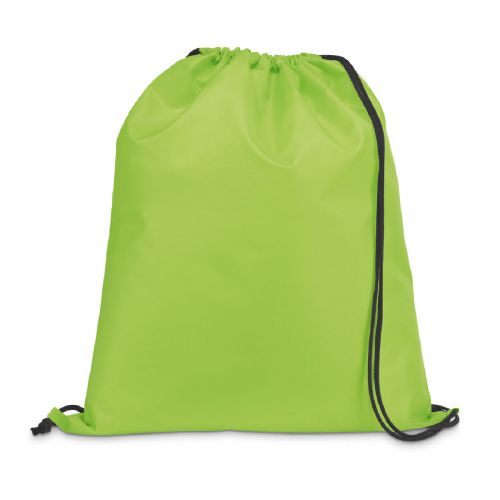 CARNABY - 210D Rucksacktasche mit schwarzen Zugbändern
