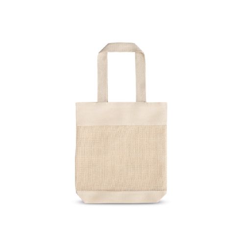 MUMBAI - Tragetasche mit Mesh aus 100% Baumwolle (180 g/m²)