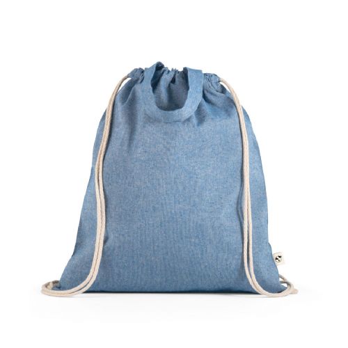 RISSANI - Tragetasche/Turnbeutel (2in1) aus recycelter Baumwolle (70%) und polyester (30% rPET) (140 g/m²)