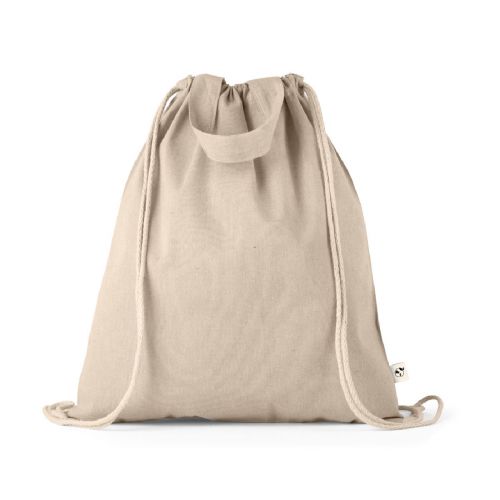 RISSANI - Tragetasche/Turnbeutel (2in1) aus recycelter Baumwolle (70%) und polyester (30% rPET) (140 g/m²)