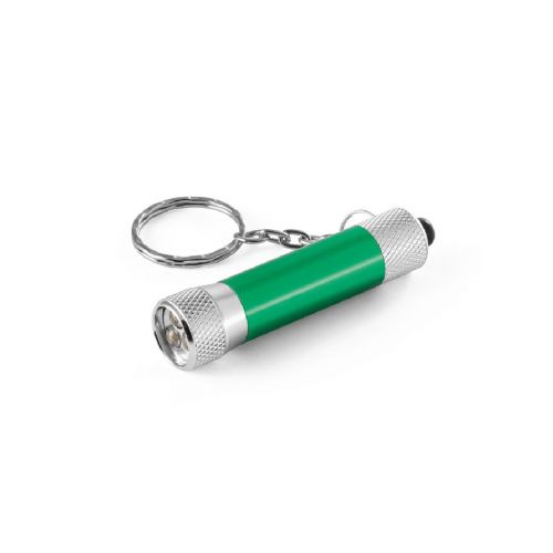 LERGAN - Schlüsselanhänger aus Aluminium mit LED