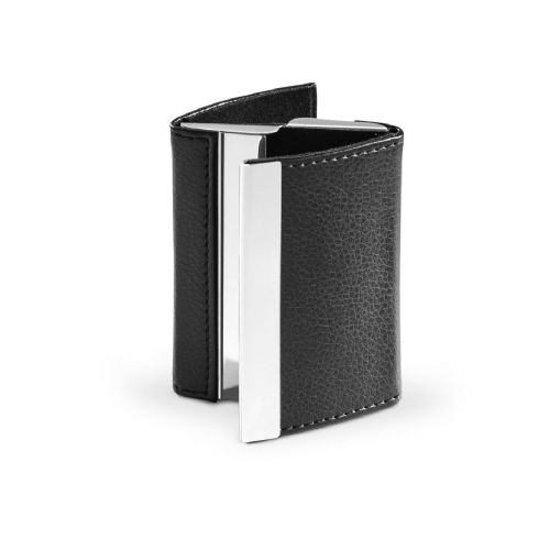 LONE - Doppelter Kartenhalter aus Metall und PU