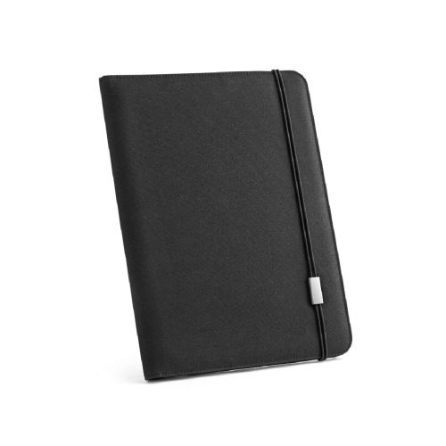 EMERGE FOLDER II - A4 Mappe aus recyceltem Polyester (100% rPET) 300D mit elastischem Verschluss