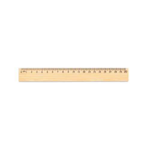 WESLEY 20 - Lineal aus Kiefernholz mit 20 cm Skala