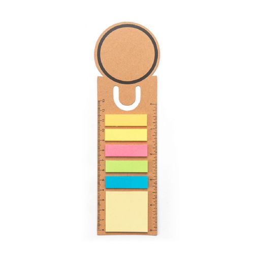 SAWYER - Büroset 3-in-1- aus 100 % Recyclingpapier mit runder Oberseite und schwarzem Aufdruck rundum